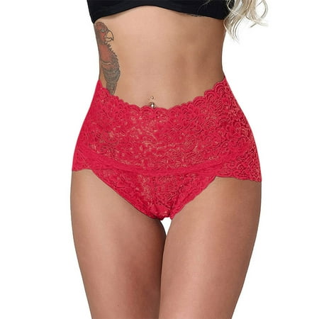 

PATLOLLAV Womens Sexy Lace Underwear Lingerie Thongs Panties Ladies Hollow Out Underwear