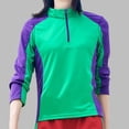 thumbnail image 1 of MHFRRA Camiseta de Manga Larga con Protección Solar para Mujer, Ligera, de Secado Rápido, para deportes Al Aire Libre, Senderismo y Montañismo. Verde, 1 of 8