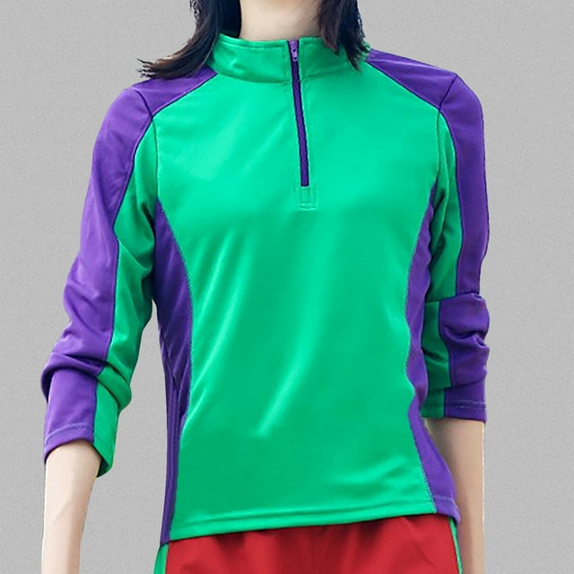 MHFRRA Camiseta de Manga Larga con Protección Solar para Mujer, Ligera, de Secado Rápido, para deportes Al Aire Libre, Senderismo y Montañismo. Verde