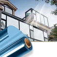 thumbnail image 3 of Window Privacy Film One Way,Window Tint for Home,Self-Adhesive Sun Blocking Heat Anti UV Removable Control Glass Door Films,Static Cling Anti-Glare Mirror Tinting Film for House Office, 3 of 5