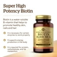 thumbnail image 3 of Suplemento Solgar, cápsulas de biotina, 10,000 mcg, 60 unidades, 3 of 5