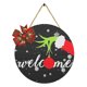 thumbnail image 1 of Navidad madera Feliz Navidad palabras de bienvenida cristal colgante decoración de la pared del hogar, 1 of 9