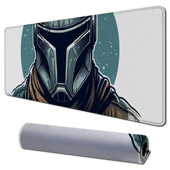 Mouse Pad, Mandalorian Mouse Pad, Cute Mouse Pad Square Waterproof Computer Mouse Pad Non-Slip Rubber Base Laptop Office Mouse Pad,
