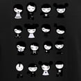 thumbnail image 3 of CafePress - Chibi Emo Goth Pajamas - Women's Short Sleeve Print T-Shirt and Pants Dark Cotton Pajama Set, 3 of 7