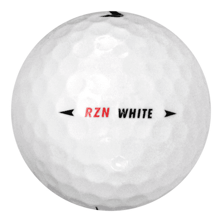 Nike RZN White - Near Mint (AAAA) Grade - Recycled (Used) Golf Balls - 24 (Best Golf Ball For 75 Mph Swing Speed)