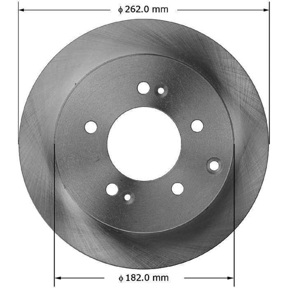 BENDIX PRT5998 Bendix Brake Rotor Fits select: 2010-2013 KIA SOUL, 2010-2013 KIA FORTE