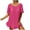 Hot Pink, variant on fatyb Swimsuit Cover up for Women Short Sleeve Bathing Suit Cover up Womens Swimwear Dress for Beach