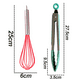 thumbnail image 2 of Utensilios de cocina de silicona de 2 piezas, sistema de utensilios de cocina de silicona fácil de limpiar, para utensilios de cocina antiadherentes, 2 of 5