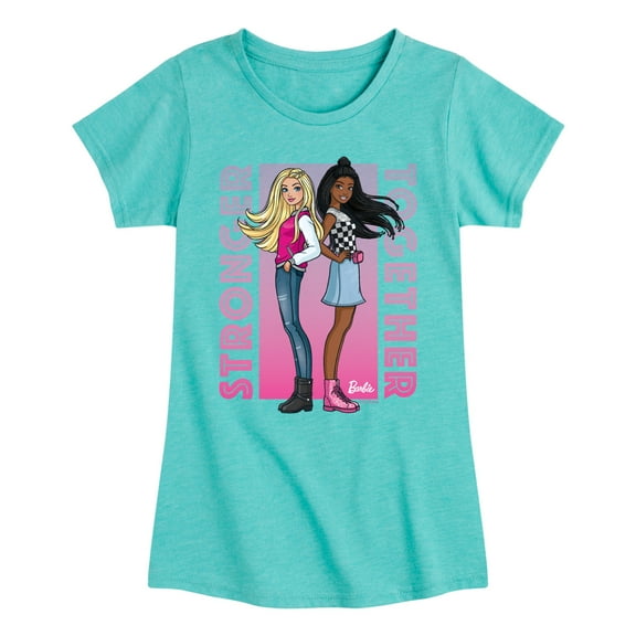 Barbie - Best Friends - Stronger Together - Toddler And Youth Girls Raglan Graphic T-Shirt
