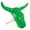 Green, variant on Steer Head Roping Dummy