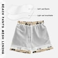 thumbnail image 5 of Dog Bones Pattern Swim Trunks Quick Dry Beach Pool Board Shorts Lightweight Stylish Print Sizes 2T to XL, 5 of 8