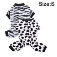thumbnail image 2 of s 2 piezas de pijamas mixtos para el hogar para mascotas, ropa de invierno cálida para perros de cuatro patas, ropa de invierno de felpa, 2 of 5