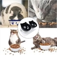 thumbnail image 5 of Tilted Angle Pet Feeder, Non-Slip Design For Secure Placement, Detachable Dish Bowl Facilitates Easy Cleaning, Pet Food Water Feeder With Fashion Design, Raised Stand Reduces Neck Pressure, 2PCS, 5 of 5