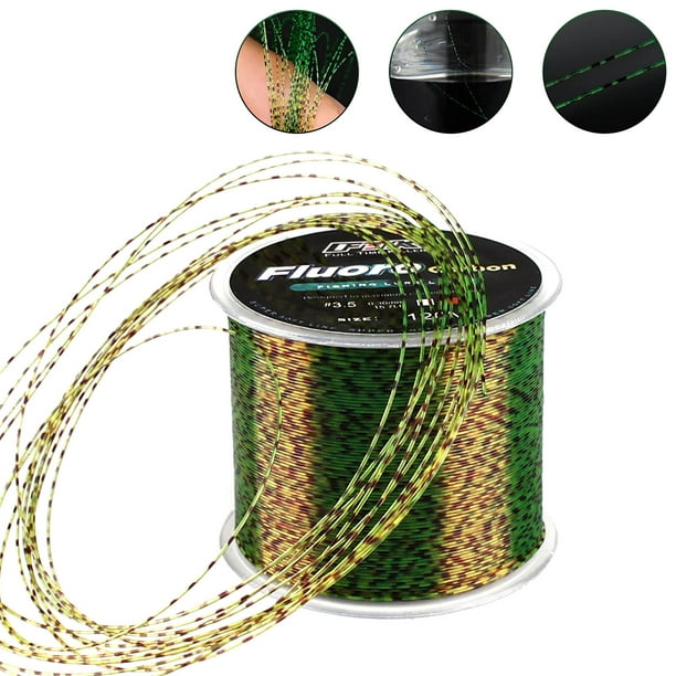 Cadialan 120m Invisible Fishing Line 3-color Speckle Nylon 4.13lb