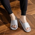 thumbnail image 5 of Xunlbb Lightweight Sandals for Women Men Comfort Non-Slip Pillow House Sandals Waterproof Shower Shoes Indoor Slides Bathroom Sandals Slip On Slide Sandals Easy to Clean 37-45, 5 of 5
