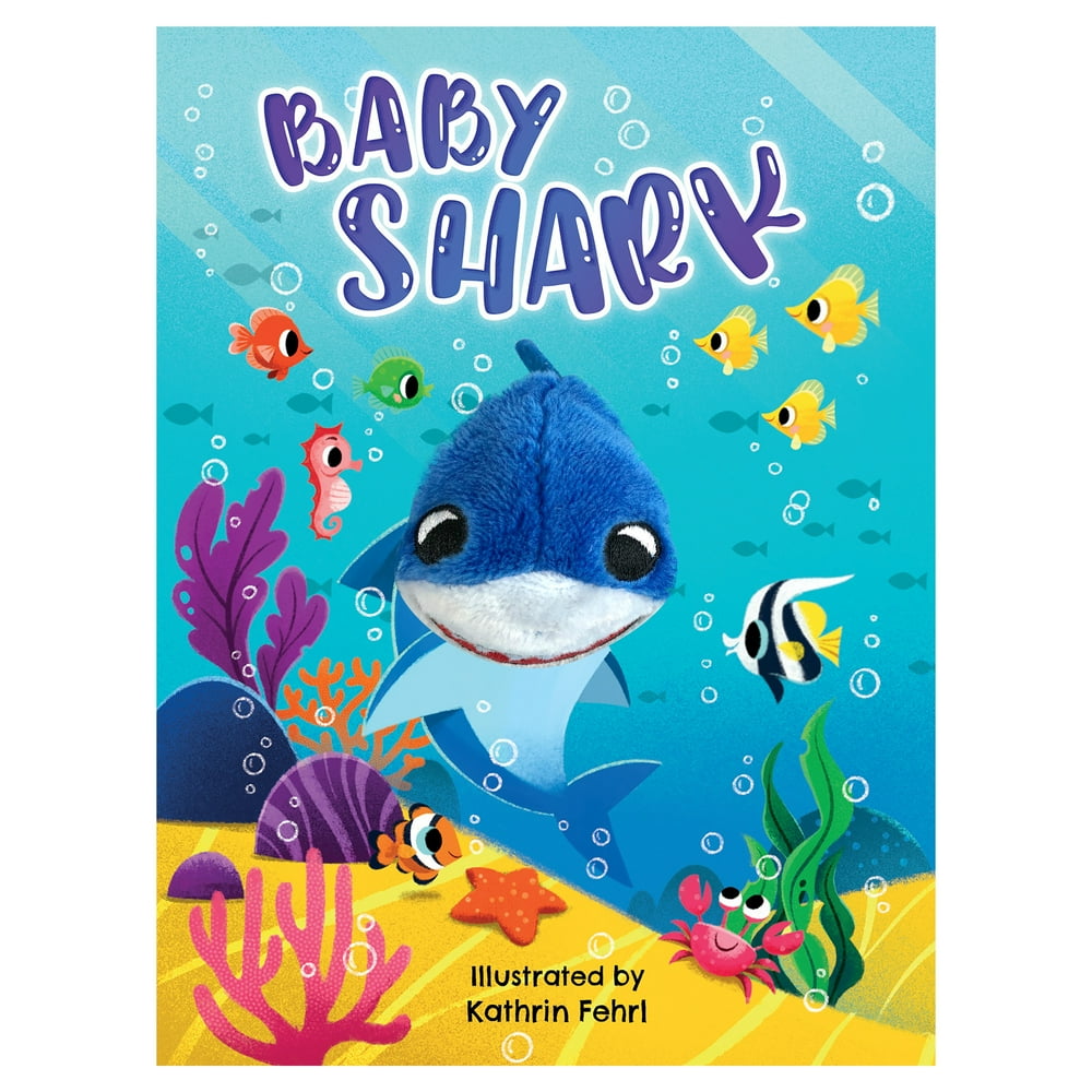 Baby Shark - Oversized Finger Puppet Board Book - Novelty - Walmart.com ...