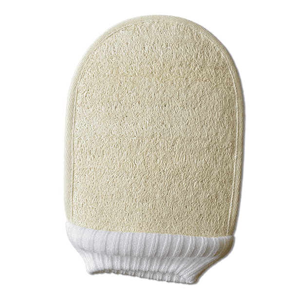 Exfoliante corporal de lufa premium – Guante de esponja exfoliante de doble cara de gran tamaño – Luffa orgánica natural para mujeres y hombres – Manopla de lavado de exfoliación profunda