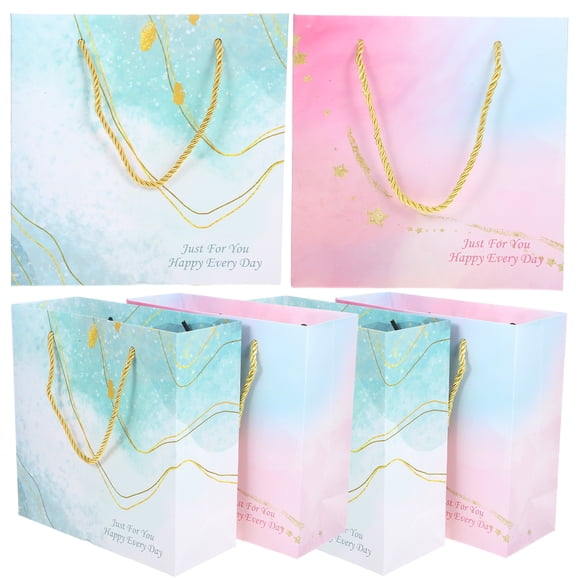 CIMAXIC Birthday 12pcs Paper Gift Bags Holiday Goodie Bags Birthday Party Favors Bags For Gift,7.87"X7.87"X3.15"