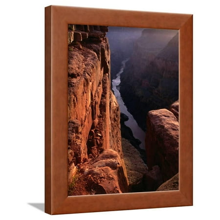 Lookout Framed Print The Colorado River at Sunrise from the Toroweep Lookout, Grand Canyon National Park, Arizona, USA Framed Print Wall Art By Wes Walker ()