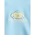 thumbnail image 3 of Hello Kitty and Friends Pompompurin Girl's Puff Graphic Fleece Hoodie, Sizes 4-16, 3 of 3