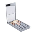 thumbnail image 1 of Small Cosmetic Brushes Set, 5Pcs Comfortable Grip Complete Function Mini Makeup Brush Set  Compact With Case Mirror For Daily, 1 of 8