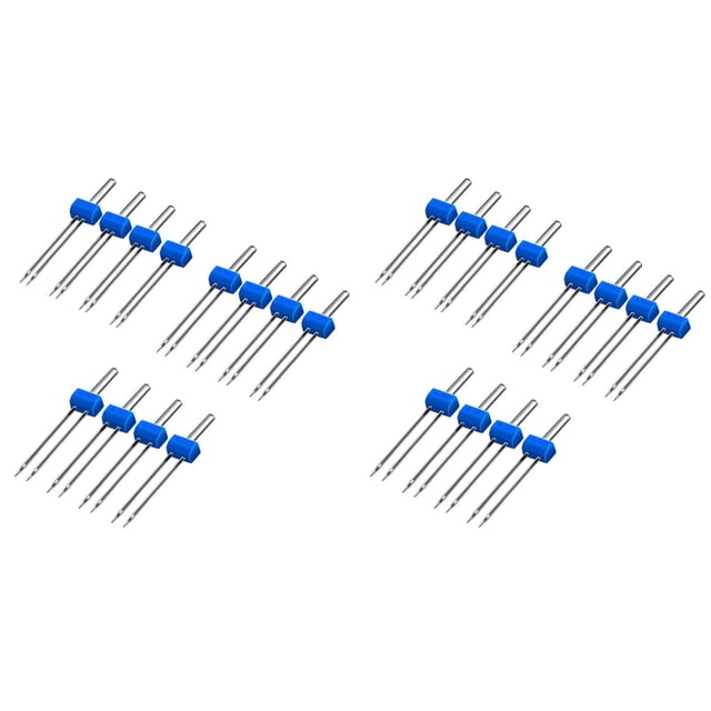 YWIYIUD 24PCS 1.57 Inch Double Needles for Household Sewing Machine Portable and Durable Twin Needles Multifunctional Sewing Accessories for Home and Clother Shop