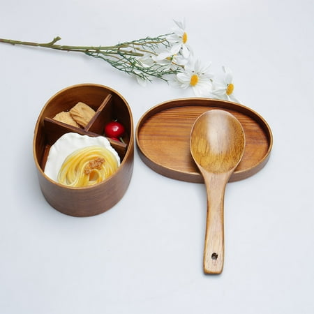 Wooden Serving Spoon - Wooden Rice Spoon Non-stick Heat-resistant Rice Spatula Paddle for Dividing Tasting Serving