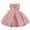 C#Pink8628, variant on CAIVO Flower Girls Bowknot Tutu Dress For Kids Baby Wedding Bridesmaid Birthday Square Collar Pageant Formal Dresses Toddler Party Gown Boho Child Daily Wear