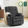 thumbnail image 2 of 21.3" Seat Width Lay Flat Dual Motor Power Recliner Lift Chair with Vibration and Heat, Infinite Position, 2 of 8