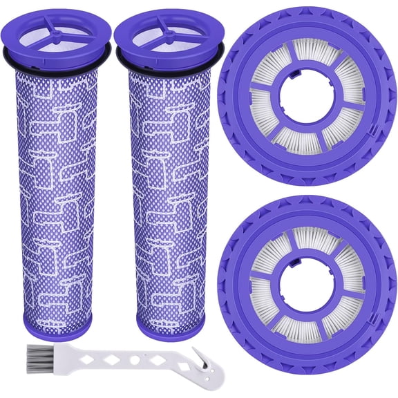 Filter Replacements for Dy*son DC41, DC65, DC66, UP13, UP20 Multi Floor, Ball and Animal Vacuum, 2 Post Filters & 2 Pre Filters, Replaces Part # 920769-01 & 920640-01