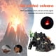 thumbnail image 1 of Xihbxyly Paletas No Reclamadas Modelo de Erupción Volcánica Diy Simulación Sonido Luces Rocío Modelo de Volcán Adorno, 1 of 7