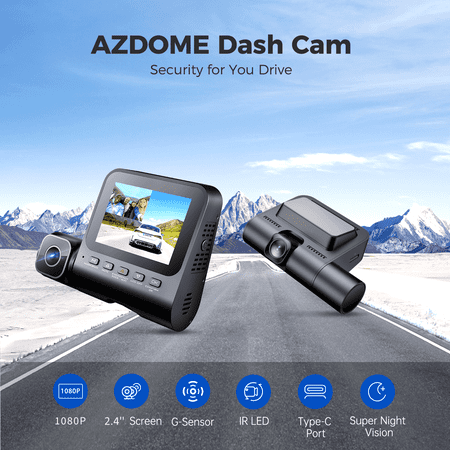 Azdome V600 Dual Dash Cam