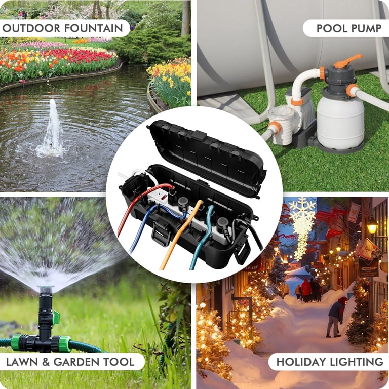 Restmo Medium Outdoor Waterproof Electrical Box, IP54 Rated photo 4