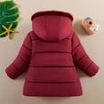 thumbnail image 4 of Darzheoy Girl Winter Coats Heavyweight Hooded Puffer Jacket Kid Parka Fleece Snow Outwear, 4 of 4