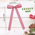 thumbnail image 3 of Clearance Sale | Plaid Pre-Tied Bows Check Ribbon Bows Ornaments Farmhouse Style Decorative Bows for Christmas Tree Wreath Holiday Craft, 3 of 5
