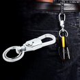 thumbnail image 2 of LACKUST Waistband Keychain for Men & Women,Clearance Keychains Rings for Keys for Men Women for Car,Car Key Accessory,Silver, 2 of 6