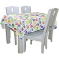 thumbnail image 4 of Coolnut 60"x108" Childish Hands Print Tablecloth, Modern Table Cover for Home Decoration, Spill Proof Cloth Washable for Dinner Picnic, 4 of 6