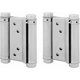thumbnail image 1 of 2x pair of hinges for swing doors, double action spring, stainless steel, saloon, western, 75 mm (max 15 kg), 1 of 2