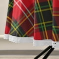 thumbnail image 4 of Dreamtimes Round Tablecloth 60In,Christmas Plaid Red and Green Table Cover Water Resistant Spill Proof Large Table Cover for Indoor & Outdoor Family Gathering Dinner, BBQ Christmas Decoration98, 4 of 7