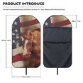 thumbnail image 7 of POLERO American Flag Horse Design Car Seat Cover Protector, Suitable for Van Bucket Seat Truck Seat, Terry Cloth Car Seat Cover for Cars Trucks, 7 of 7