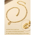 thumbnail image 5 of KeyStyle Layered Initial Necklace for Women Gold Plated Bold Alphabet Letter Pendant Necklaces Layered Paperclip Choker Chain Necklaces Set Mother's Day Anniversary Jewelry Gift for Mom, 5 of 10