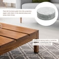 thumbnail image 4 of Deslizadores de muebles, almohadillas de fieltro autoadhesivas redondas, protectores de suelo para patas de muebles de madera dura 2.5" 12 piezas, 4 of 5