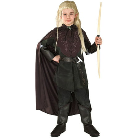 Morris Costumes Boys New Legolas Greenleaf Complete Outfit Brown 8-10, Style RU38932MD
