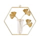 thumbnail image 2 of Jarrón de cristal para colgar en la pared | Maceta hidropónica para decoración de pared | Decoración de fondo para sala de estar | Diseño con gancho de hierro y clavos incluidos, 2 of 2