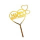 thumbnail image 1 of Bewildely Colección de corazones de acrílico dorado, decoración para tartas, postres, fiestas de cumpleaños, cupcakes de Jooan Kits de decoración para fiestas No.05, 1 of 6