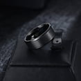 thumbnail image 4 of Mens Stainless Steel Ring Simple Geometric Matte Ring Unisex Double Beveled Band Ring Individually Packed Ring Mens Band Ring Wedding Band Ring, 4 of 5