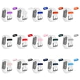 thumbnail image 2 of 20mm Universal Silicone Watch Strap Ring Buckle (1PC) - Powerful Fixing Device, Soft Comfortable, Compatible with Metal/Leather/Other Watch Straps,D, 2 of 6