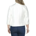 thumbnail image 2 of Kasper Shawl-Collar Open-Front Blazer - Ivory, 2 of 2