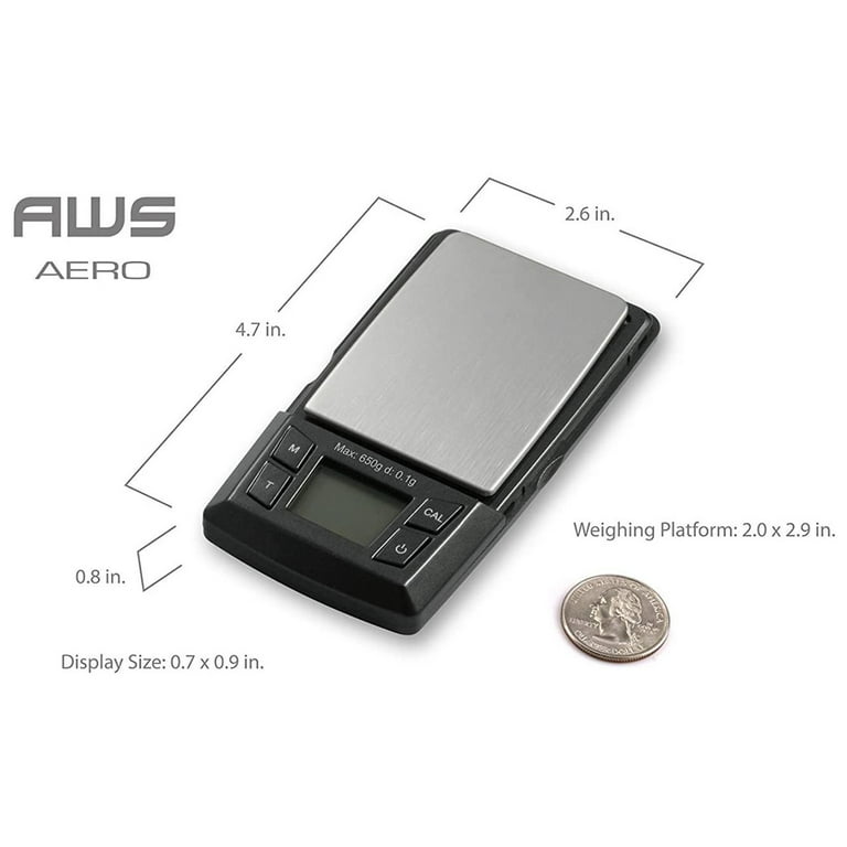 AWS Aero-100 Digital Gram Pocket Scale