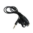 thumbnail image 1 of 1M 3,5 Mm Mâle à Femelle Stéréo Casque Rallonge Audio Cordon avec Contrôle du Volume (Noir), 1 of 5